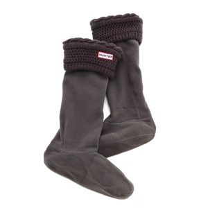 HUNTER Original Tall Cable Knit Cuff Boot Socks